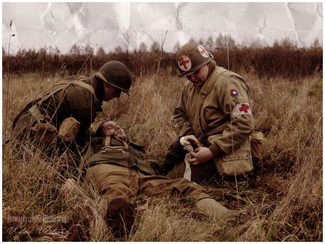 Przeczyce. Rekonstrukcje walk w lesie Hurtgen jesienią 1944 roku.