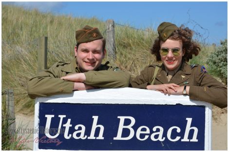 Wejście na plażę Utah.